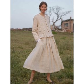 Eve Pintuck Long Skirt