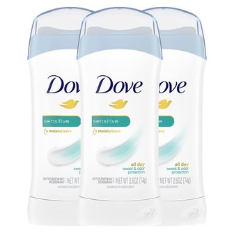  Dove 도브 센서티브 데오드란트 74g 3개