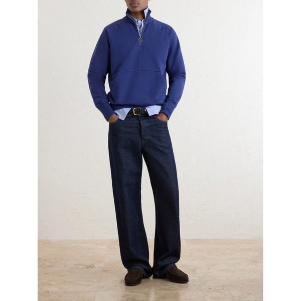 드레익스 코튼 저지 하프 집업 스웨터 46376663163066368