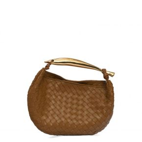 우먼 Bottega Veneta Sardine 인트레치아토 레더 탑핸들백 핸드백 백 가방 7746 Acorn Muse Bras