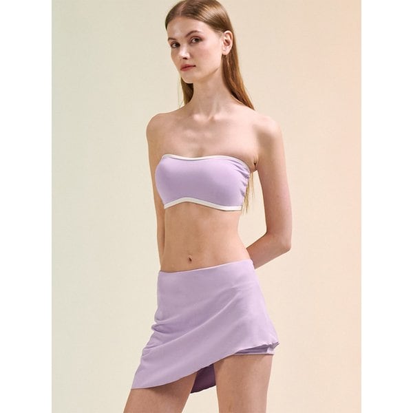 디아고날 스커트 쇼츠_퍼플