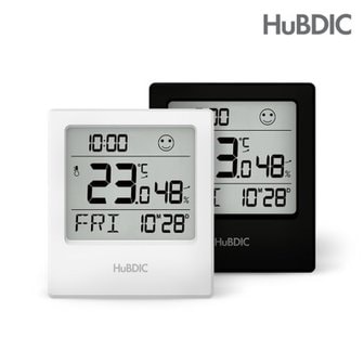 핫트랙스 휴비딕 디지털 온습도계 HT-9 시계날짜요일표시