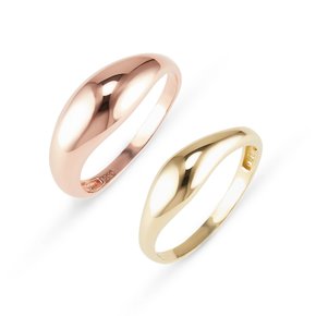 14k 페블 돔 반지(2type)_대