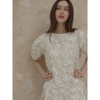 Tina Blossom OPT WHITE DRESS