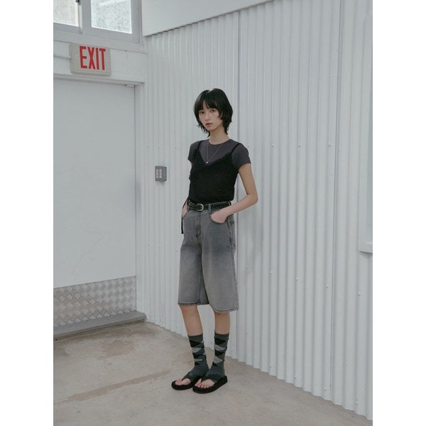 그라데이션 버뮤다 5부 팬츠 AS1DP265