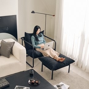 켄트 1인소파+소파 스툴 SET (크림/오트밀베이지)