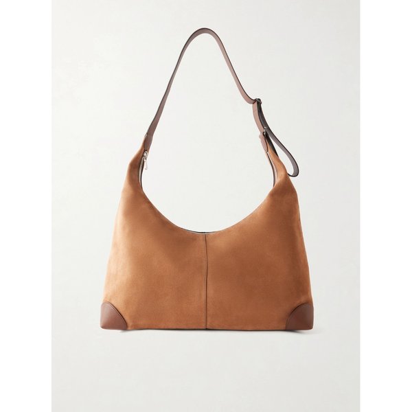 브루넬로쿠치넬리 가죽 트림 스웨이드 토트백 46376663163097647