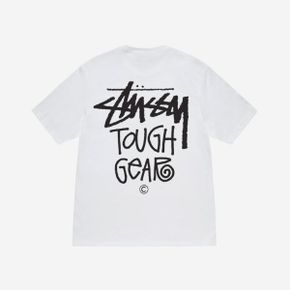 스투시 터프 기어 티셔츠 화이트 Stussy Tough Gear T-Shirt White