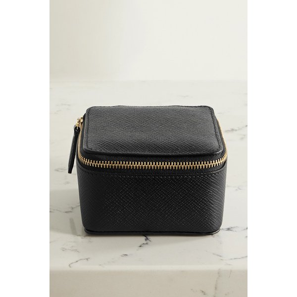 스마이슨 파나마 텍스처 가죽 트링킷 케이스 블랙 1647597330754352