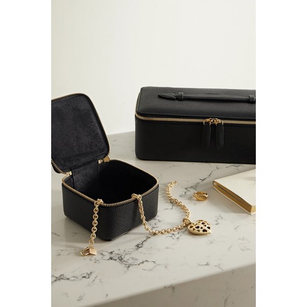 스마이슨 파나마 텍스처 가죽 트링킷 케이스 블랙 1647597330754352