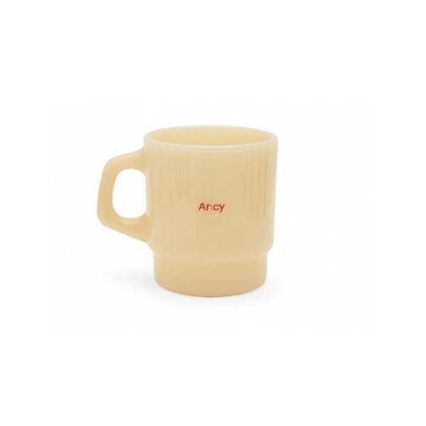 5 MINUTES MILK GLASS