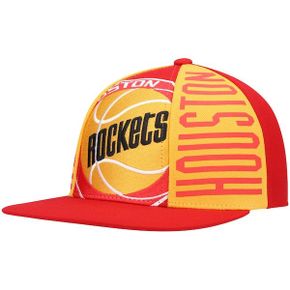 [해외] 651374 뉴에라 모자 NBA 휴스턴 로키츠 Mitchell Ness Hardwood Classics Big Face Callo