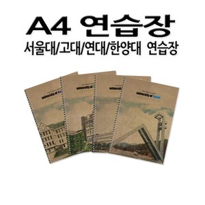 고려문구 No50/서울대 연대 고대 한양대 명문대 무지 연습장