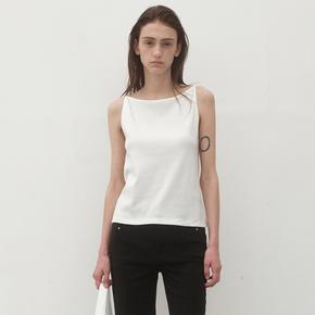 ESSENTIAL SOLID SLEEVELESS TEE_T6930SG