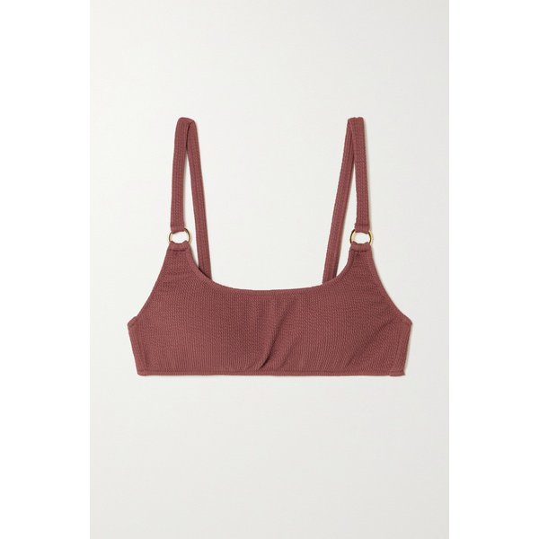 멜리사 오다바시 Bari Textured Bikini Top 브라운 24772899113495075