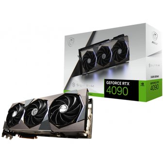  MSI GeForce RTX 4090 SUPRIM X 24G 그래픽 보드 VD8262