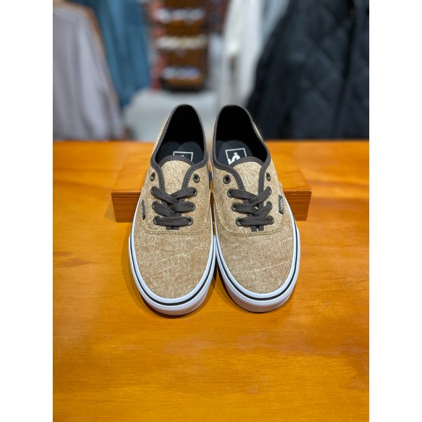 [시흥점] 남녀공용 스니커즈 번트 데님 어센틱 (골드)(VN000D7YEMJ)