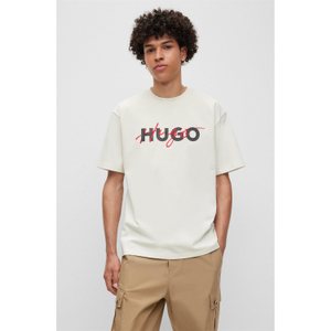 휴고 [FA23] 릴렉스핏 더블로고 티셔츠 라이트 그린(50494565333)