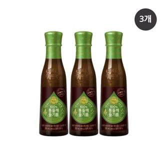  CJ제일제당 백설 100% 통들깨 들기름 300ml [3개]