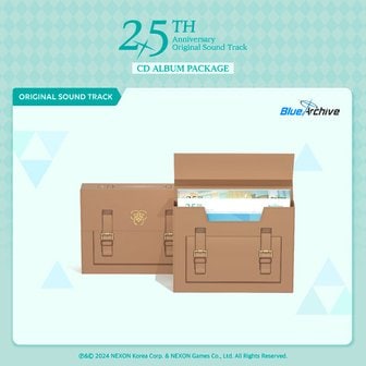 핫트랙스 O.S.T - 블루 아카이브 2.5주년 기념 BLUE ARCHIVE CD ALBUM PACKAGE