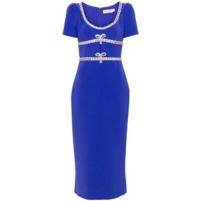 [SELF PORTRAIT] Womens Dress PF24-161M-BL  BLUE One Color