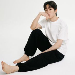 우붓 블랙 남성 하렘 원마일웨어 팬츠 _P418688227