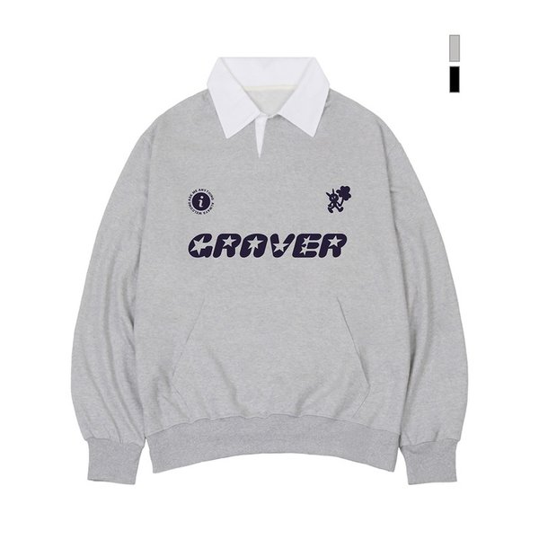 [UNISEX]SPORTY GRAR 카라맨투맨_2color