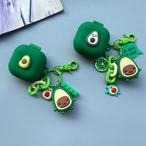 갤럭시 버즈2/버즈프로/버즈라이브 귀여운 아보카도