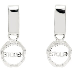 실버 조 링크 이어링 JWL21401 STERLING SILVER