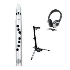 MOOER Wind Instrument 100 Wi100 스탠드 헤드폰 세트 화이트 윈드 신디사이저 무어