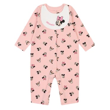 디즈니베이비 [24년 봄 신상 디즈니베이비]미니프렌즈우주복(턱받이)(PINK)(79R117551)