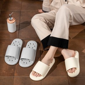 빠른 배수 도트 패턴 욕실 슬리퍼