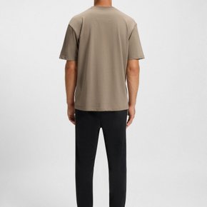 남성 로고 티셔츠 오버사이즈핏 브라운 2026SS