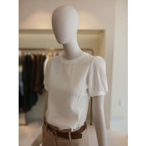 [여주점] 씨씨콜렉트 볼륨슬리브라운드넥티셔츠E252psm133