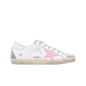 (W) 골든구스 슈퍼스타 화이트 핑크 실버탭 스니커즈 (W) Golden Goose Superstar White Pink Si