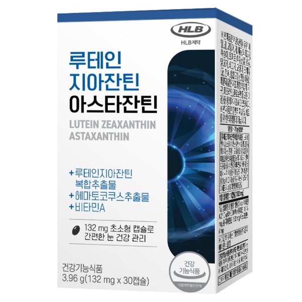 루테인지아잔틴 아스타잔틴 30캡슐, 1개