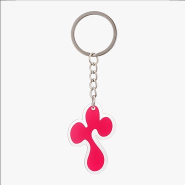 리끌로우 PINK CLOVER ACRYLIC KEYRING