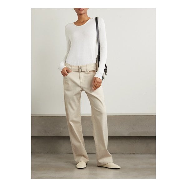 프로엔자슐러 엘즈워스 벨트 하이라이즈 스트레이트 진 에크루 1647597333424749