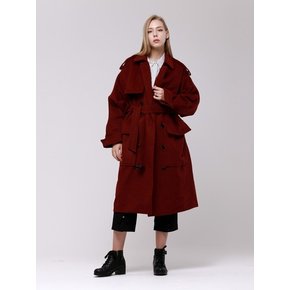 WunderGeist Batwing Sleeve Wool TrenchCoat