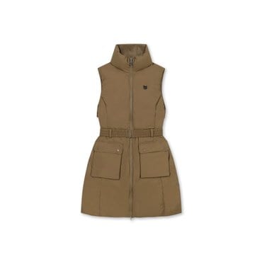 왁 골프 (WWVAW24805LBR)Women Long slim down onepiece
