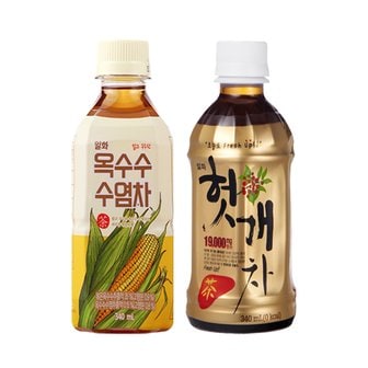 일화 옥수수수염차+헛개차 340ml X 20PET(총40pet)