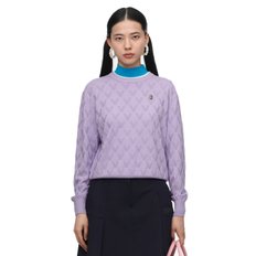 [UNISEX]V LOGO BASIC R-NECK PULLOVER_V31C1SR101_VO