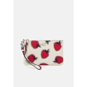 5068888 Coach STRAWBERRY SMALL WRISTLET - Wallet chalk 105792309