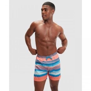 Speedo Placement Leisure 16 Watershorts - Pumpkin, Pink  Pool