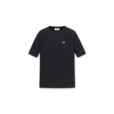 왁 골프 (WWTCM24202BKX)여성 Cool Ribbed SS Crewneck 탑