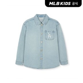 (공식)24SS 바시티 데님셔츠 LA (L.Blue) 7AWSV0141-07BLL