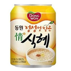 동원F&B 정성껏 빚은 정식혜 238ml24캔