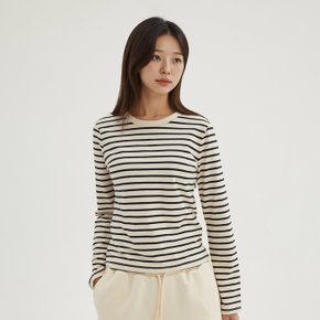 코튼스판 라운드넥 긴팔티_SPLWF49G01