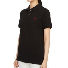 폴로랄프로렌키즈 로고 323547926001 POLO BLACK 키즈 카라 반팔티셔츠 슬림핏 (성인착용가능)