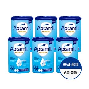 (공식)압타밀 프로누트라 800g 프레,1단계,2단계,3단계 4통/6통 세트(유통기한 25년이후)